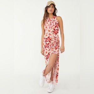 NWT FREE PEOPLE MIMI FLORAL RAZORBACK DRESS!!